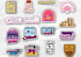 design custom typography stickers for merch and print on demand